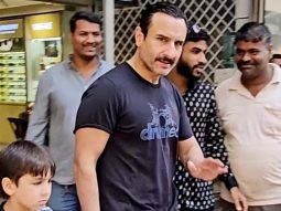 Papa Saif with Tim papped together