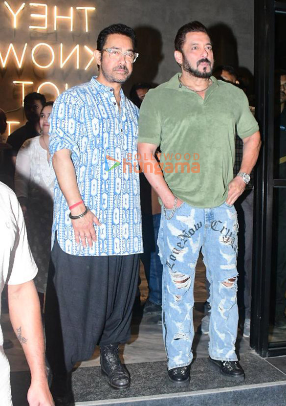 photos aamir khan salman khan shah rukh khan yo yo honey singh ayushmann khurrana kiran rao ira khan and others grace the spe