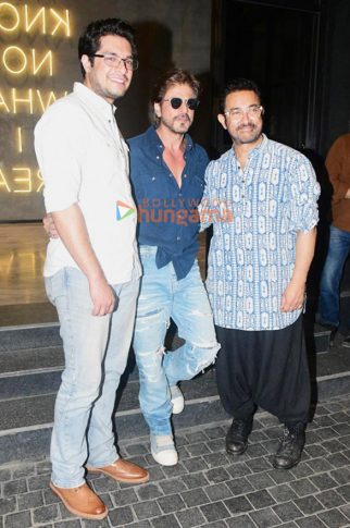 Photos: Aamir Khan, Shah Rukh Khan, Salman Khan, Yo Yo Honey Singh, Ayushmann Khurrana, Kiran Rao, Ira Khan and others grace the special screening of Loveyapa at Excel Entertainment’s office