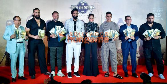 photos akshay kumar madhoo and others snapped at kannappa teaser launch event 1