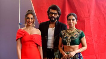 Photos: Arjun Kapoor, Bhumi Pednekar, Rakul Preet Singh snapped on promoting their film Mere Husband Ki Biwi on the sets of Indian Idol