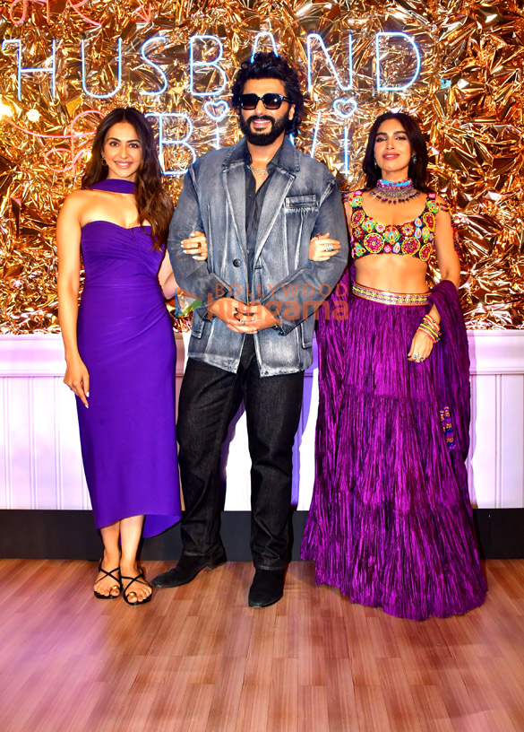photos arjun kapoor rakul preet singh bhumi pednekar and others grace mere husband ki biwi trailer launch 8
