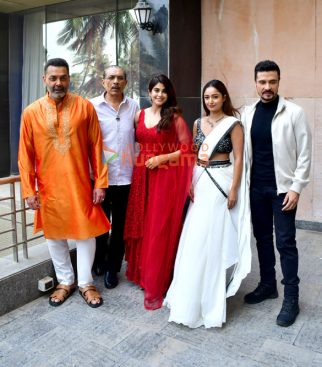 Photos: Bobby Deol, Prakash Jha, Aaditi Pohankar, Tridha Choudhury and others snapped during Ashram 3: Part 2 promotions