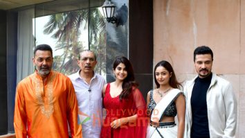 Photos: Bobby Deol, Prakash Jha, Aaditi Pohankar, Tridha Choudhury and others snapped during Ashram 3: Part 2 promotions