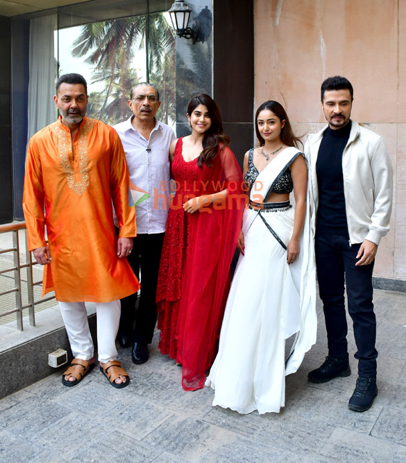 photos bobby deol prakash jha aaditi pohankar tridha choudhury and others snapped during ashram 3 part 2 promotions 1