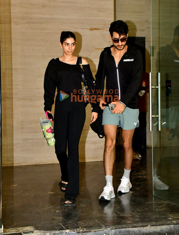 photos ibrahim ali khan and khushi kapoor snapped at the gym in juhu 5