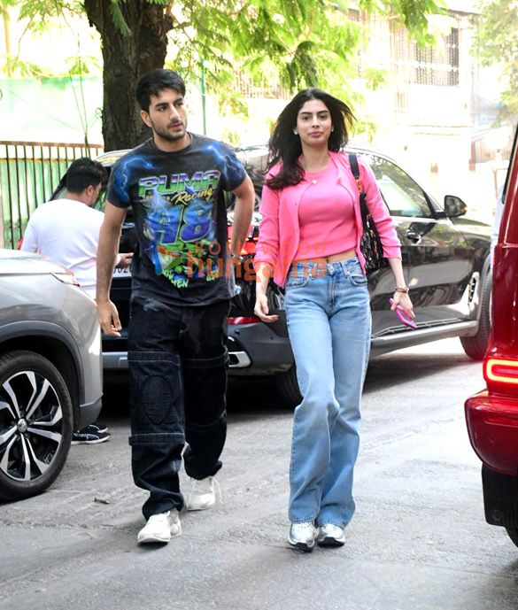 photos ibrahim ali khan and khushi kapoor snapped promoting nadaaniyan 4