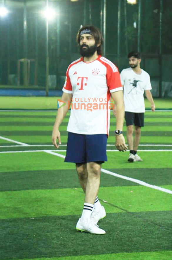 Photos: Kartik Aaryan snapped at a football ground