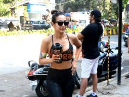 Photos: Malaika Arora spotted at Diva Yoga in Bandra