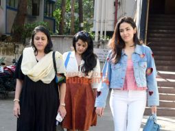 Photos: Mira Rajput Kapoor, Supriya Pathak and Sanah Kapur snapped outside a restaurant in Bandra
