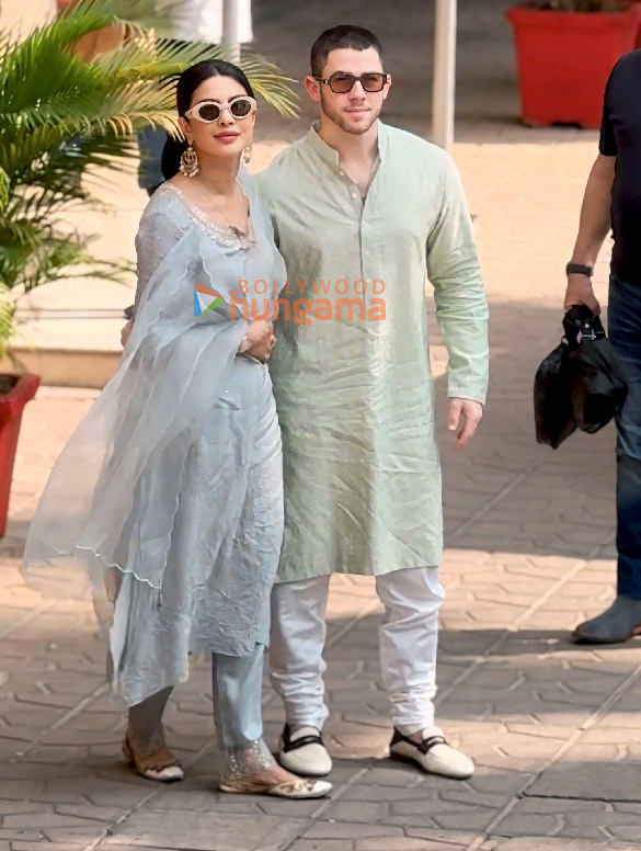 photos priyanka chopra and nick jonas snapped outside madhu chopras house in versova 2