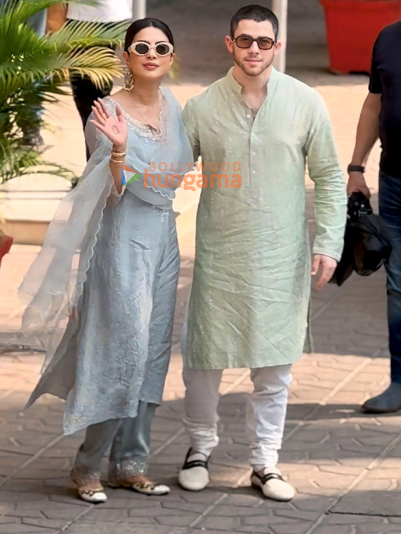 photos priyanka chopra and nick jonas snapped outside madhu chopras house in versova 3
