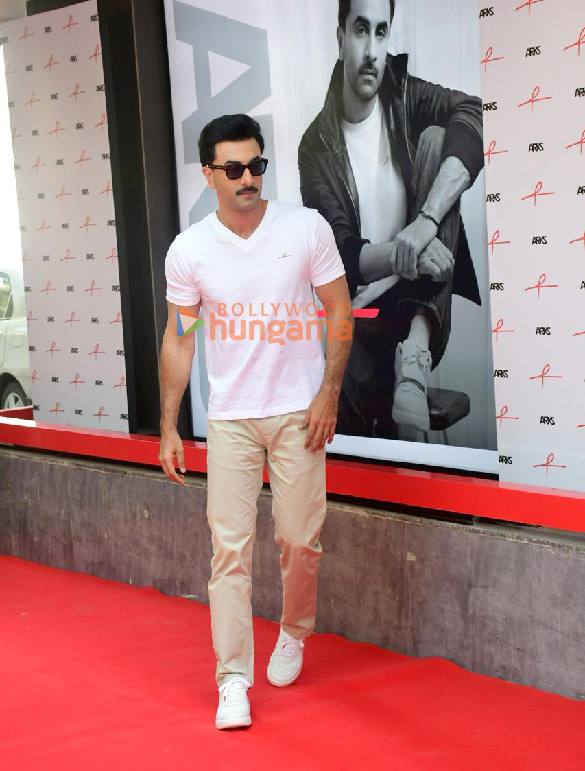 photos ranbir kapoor snapped at the launch of his brand arks in bandra 1