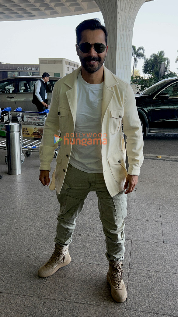 photos varun dhawan malaika arora geeta basra and others snapped at the airport 7