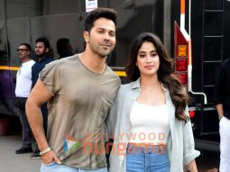 Photos: Varun Dhawan and Janhvi Kapoor snapped at Mehboob Studio