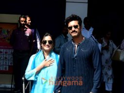 Photos: Vicky Kaushal, Rashmika Mandanna, Dinesh Vijan and others snapped at Kalina airport