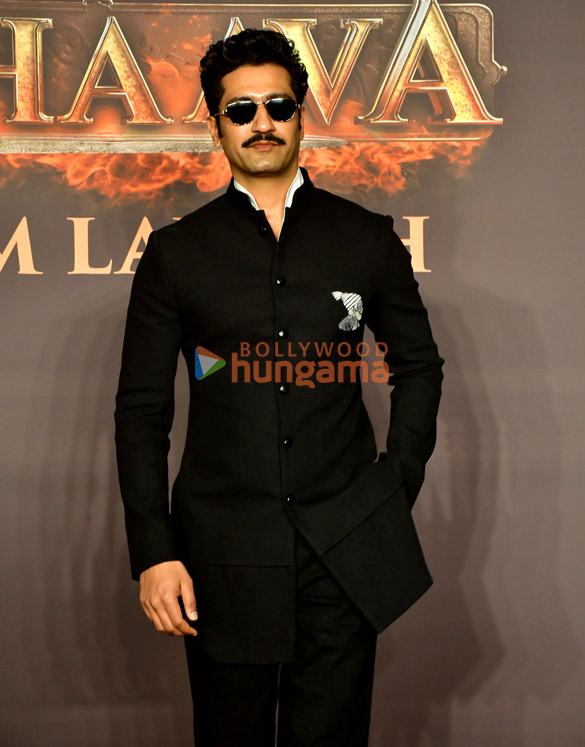 photos vicky kaushal rashmika mandanna and others snapped at the music launch of the movie chhaava 9