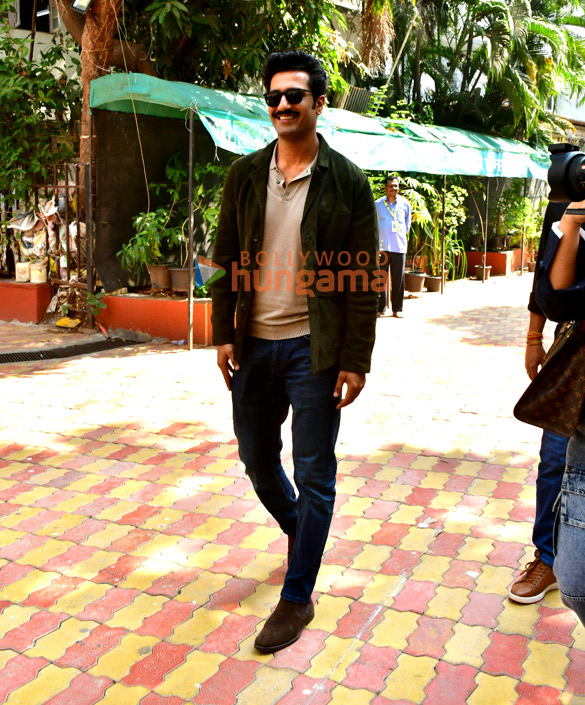 photos vicky kaushal and laxman utekar snapped promoting chhava 3