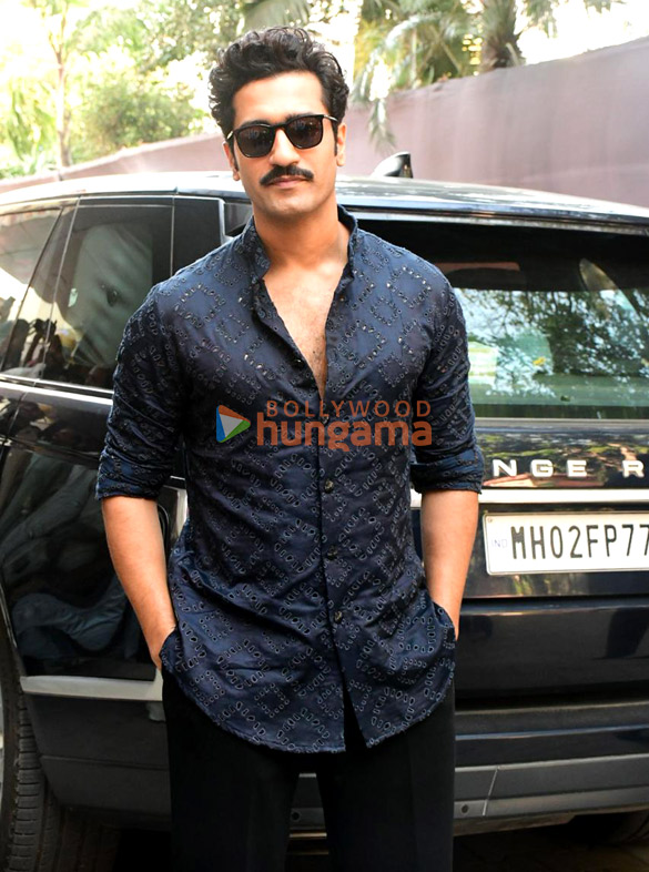 Photos: Vicky Kaushal snapped at MET College promoting Chhaava