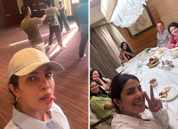 Priyanka Chopra drops glimpses of ‘Shaadi Ka Ghar’ preps as she returns to Mumbai with daughter Malti : Bollywood News