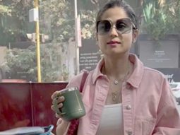 Shamita Shetty is startled to see paps as she gets clicked in the city