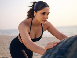 Sharvari shares new Monday motivation goals; flips tyres on a beach