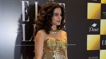 Taapsee wearing gold corset, looking mesmerising