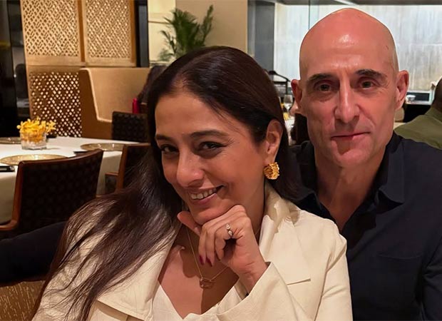 Tabu reunites with Dune co-star Mark Strong; shares heartwarming photo of Javicco and Francesca 