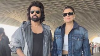 Lord Himesh in his badass airport look papped with his beloved wife