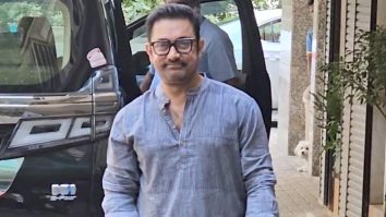 Aamir Khan poses for media with a warm smile