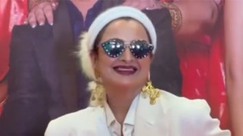 Rekha turns heads in bold white pantsuit, exuding boss lady vibes at Pintu Ki Pappi trailer launch