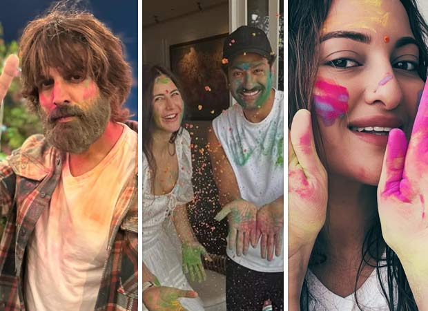 Bollywood Stars Soak in Holi Festivities Kartik Aryan, Katrina Kaif, Vicky Kaushal, Sonakshi Sinha and other Bollywood celebs spread festive cheer with colours, love, and laughter; watch 