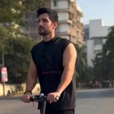 Aditya Seal takes a green step; rides E-scooter to reduce carbon footprint
