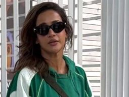 Aisha Sharma’s green sporty sweatshirt is giving