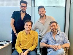 Ajay Devgn announces his AI company Prismix along with Danish Devgn, actor Vatsal Sheth, and Sahil Nayar