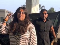 Ektaa R Kapoor’s tika look at the airport