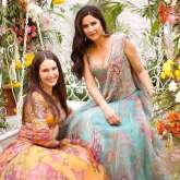 Floral Fantasy: Isabelle Kaif radiates elegance in yellow; Katrina Kaif stuns in blue