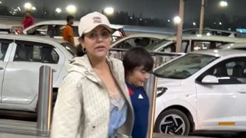 Gauri Khan with son Abram papped at the airport