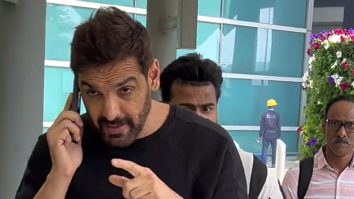 Handsome boy John Abraham snapped at the airport