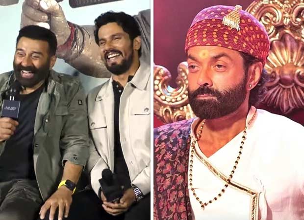 Randeep Hooda and Sunny Deol at Jaat trailer launch event