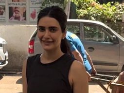 Karishma Tanna with husband giving fitness goals