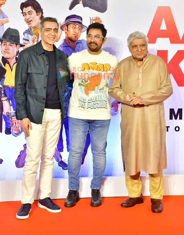 Photos: Aamir Khan, Javed Akhtar and Ajay Bijli snapped at the launch of Aamir Khan Film Festival Photos: Aamir Khan, Javed Akhtar and Ajay Bijli snapped at the launch of Aamir Khan Film Festival