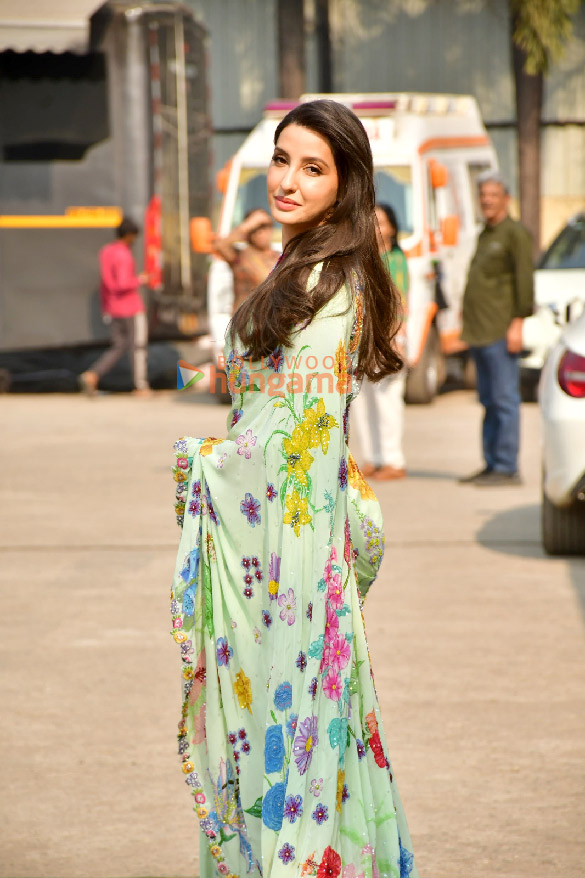 photos abhishek bachchan nora fatehi and remo dsouza snapped promoting be happy 3