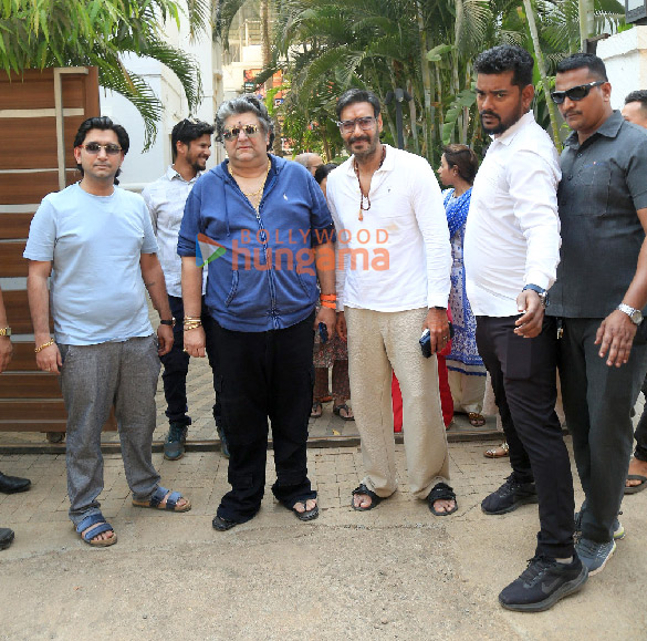 Photos: Ajay Devgn and Bharat Jagmohan Mehra snapped in Bandra Photos: Ajay Devgn and Bharat Jagmohan Mehra snapped in Bandra