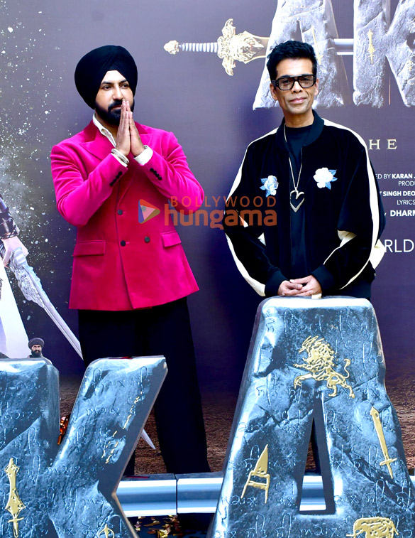 photos gippy grewal karan johar nimrat khaira and others snapped at akaal the unconquered trailer launch 2