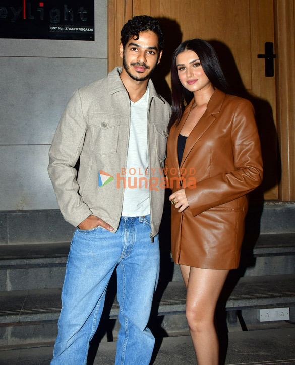 photos ishaan khatter and tara sutaria snapped promoting their song pyaar aata hai 7
