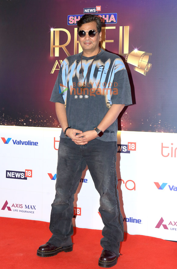 photos janhvi kapoor raveena tandon rajkummar rao varun dhawan and others grace the red carpet of news18 showsha reel awards 2025 39