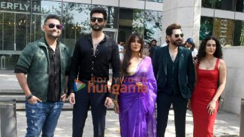 Photos: Khakee: The Bengal Chapter actors snapped making stylish entry in classic yellow cab in Mumbai