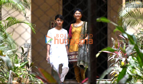 photos kiran rao snapped with son at aamir khans residence 3