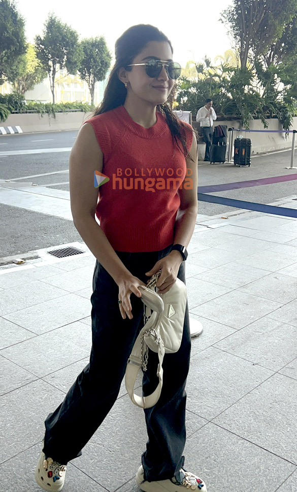 photos rashmika mandanna nushrratt bharuccha madhuri dixit and others snapped at the airport 6